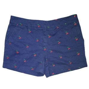 British Khaki Nautical Blue and Red Bermudas